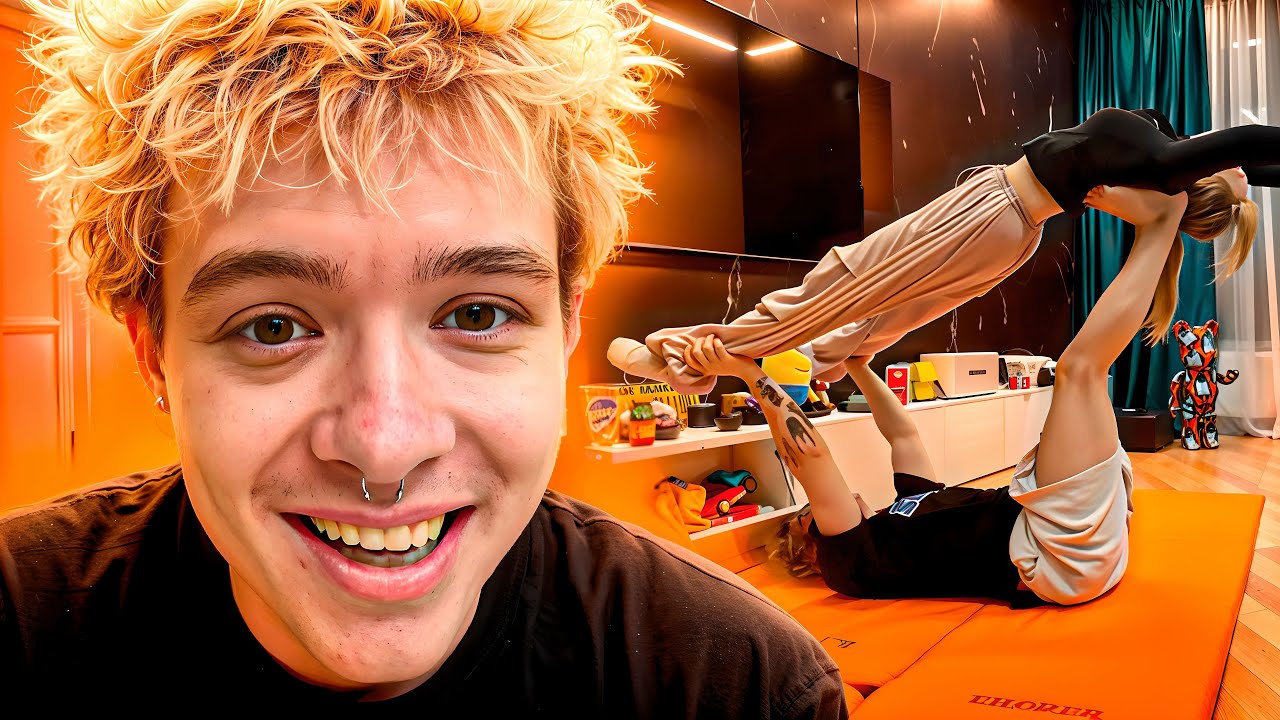 ДЕНЖЕР ЛЕХА И МОРФИ ПОВТОРЯЮТ ПОЗЫ ИЗ ЙОГИ