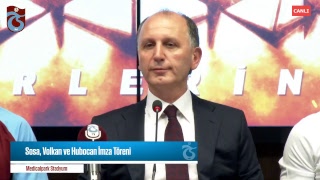 Sosa, Volkan Ve Hubocan Imza Töreni