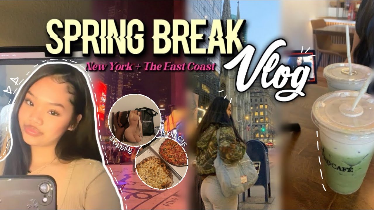 Spring Break 25’ VLOG🫧 Yale visit, thrifting, and New York!