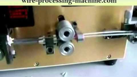 Dual Wire Cutting and Stripping Machine WPM-515B http://www.cablecutting.net