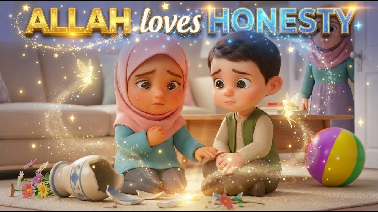 Teaching Kids to Tell the Truth | Amelia & Zidane Islamic Moral Story ...