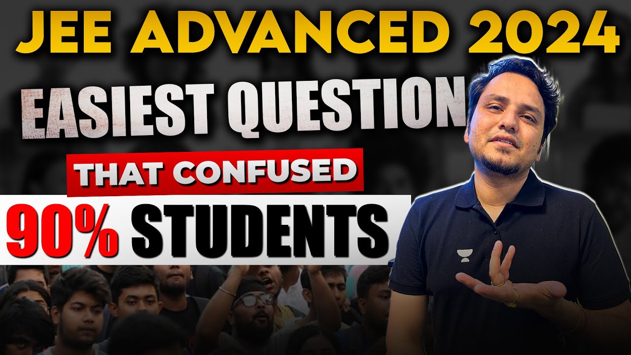 45 Seconds Question in JEE Advanced 2024…