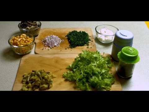 სოკოს სალათი მაიონეზით