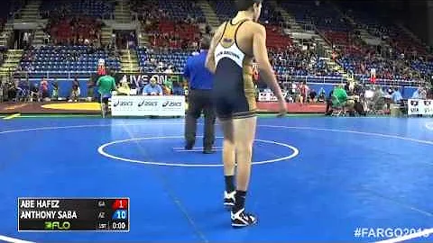 138 Champ. Round 2 - Anthony Saba (Arizona) vs. Ab...