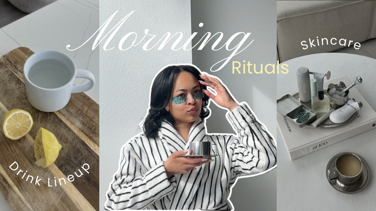Bevrage Rituals My Soft Morning Rituals | Beverage Lineup, Skincare & Body Care 🫧 - YouTube