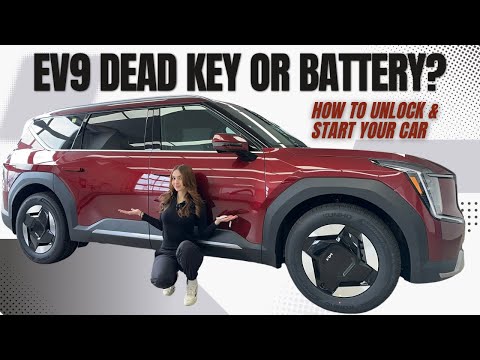 How to get into a Kia EV9 with a dead key or battery! 