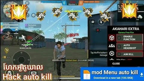 Free Fire 🔥 OB49 AIM kill mod menu free | 🔥newrank season FF hack | BR MOD, DRIP CLIENT,HG CHEAT👑