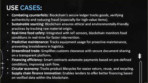 Video representation of blockchain based supplychain management system using hyperledger fabric