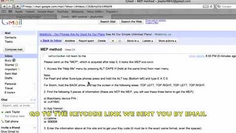 FIND BLACKBERRY MEP - How to find your Blackberry MEP with no cable or software