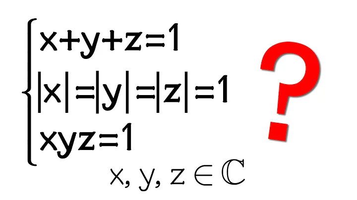 A Complex System of Equations | Putnam & Beyond