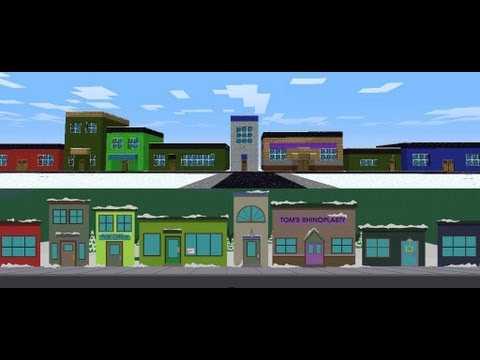 South park town in minecraft and download? - YouTube