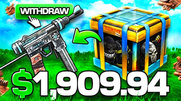 UNBOXING a $2000 Rust Skin LAST SECOND for a WIN on BANDITCAMP