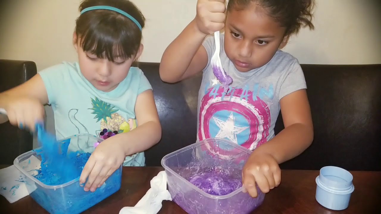 School Glue vs Glitter Glue - YouTube