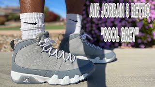 AIR JORDAN 9 RETRO COOL GREY 2025! REVIEW & ON FEET THEY ARE BACK & BETTER YALL!