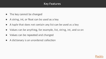 Learning Python : Operations on the Dictionary | packtpub.com