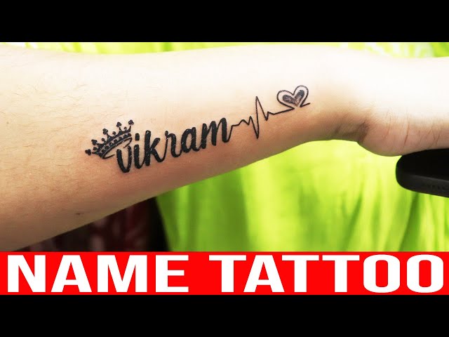 Chiyan Vikram tattoo making video. For a die heart Vikram fan - YouTube