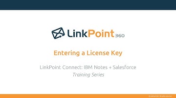 Entering a License Key (IBM Notes Integration)