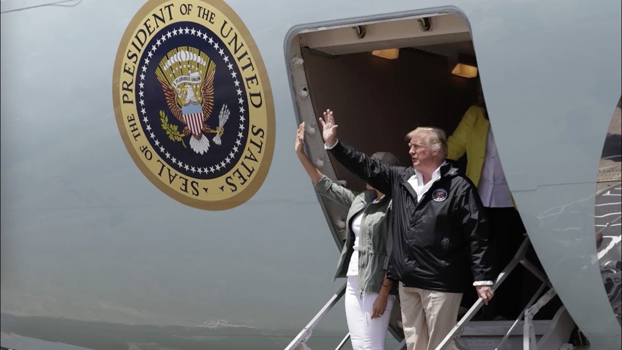 President Trump visits hurricane devastated Puerto Rico