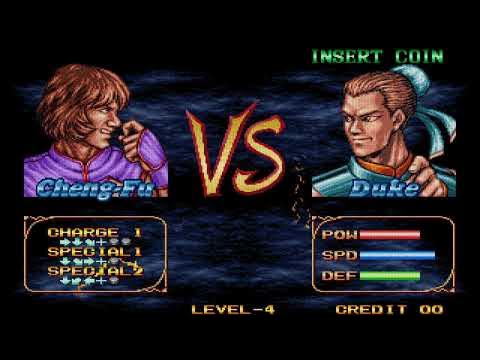 Double Dragon (Arcade 1995) (NeoGeo) - Rebecca Brielle  [Playthrough/LongPlay] 