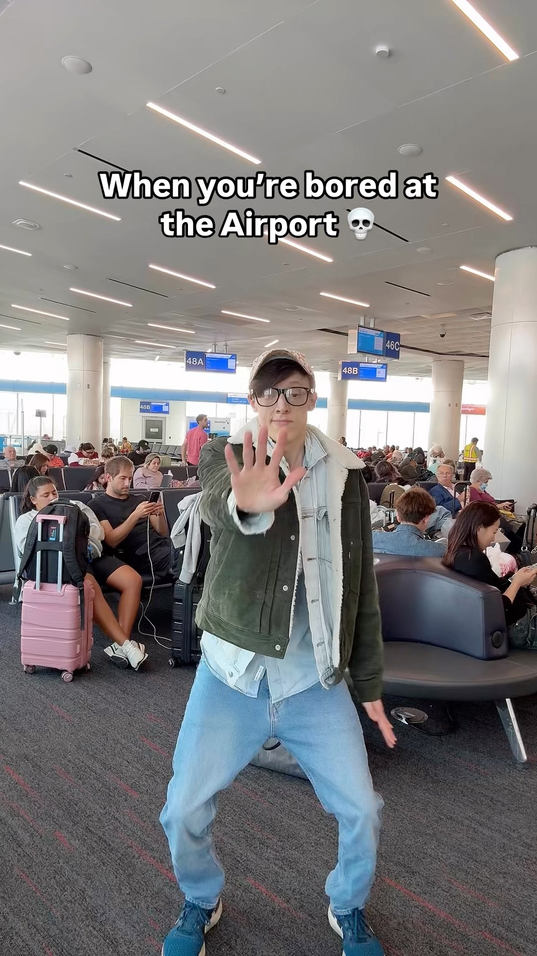 Me BORED at the AiRPORT #TheManniiShow.com/series