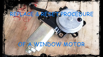 REPLACING & RESET 350Z WINDOW MOTOR