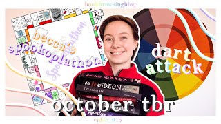 DART ATTACK 🎯 x BECCAS SPOOKOPLATHON 👻🎲 | october tbr