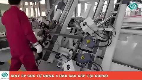 Máy Ep Góc Tự Động 4 Đầu Cao Cấp Tại Gopco