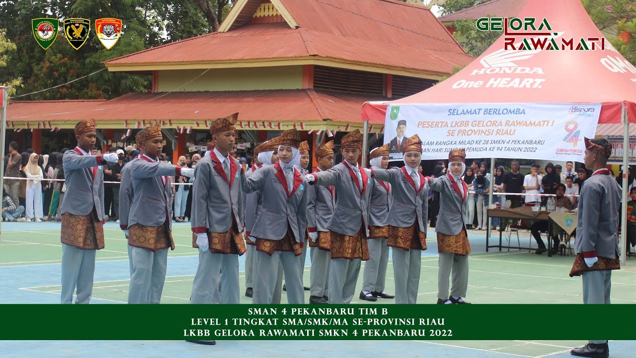 JUARA UMUM // SMAN 4 PEKANBARU TIM B // LKBB GELORA RAWAMATI 1 SMKN 4 PEKANBARU SE-PROV RIAU 2022
