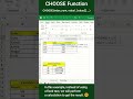 🚀 Excel CHOOSE Function with Logical Calculation – Smart Selection Trick! 🔥