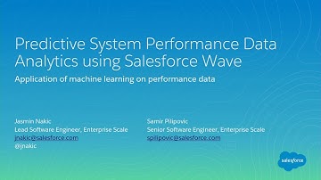 Predictive System Performance Data Analytics using Salesforce Wave