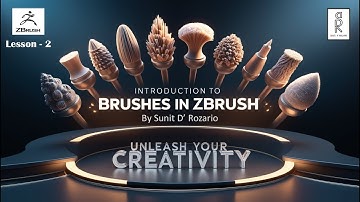 Introduction to Brushes in ZBrush | ZBrush MASTERClass for Beginners