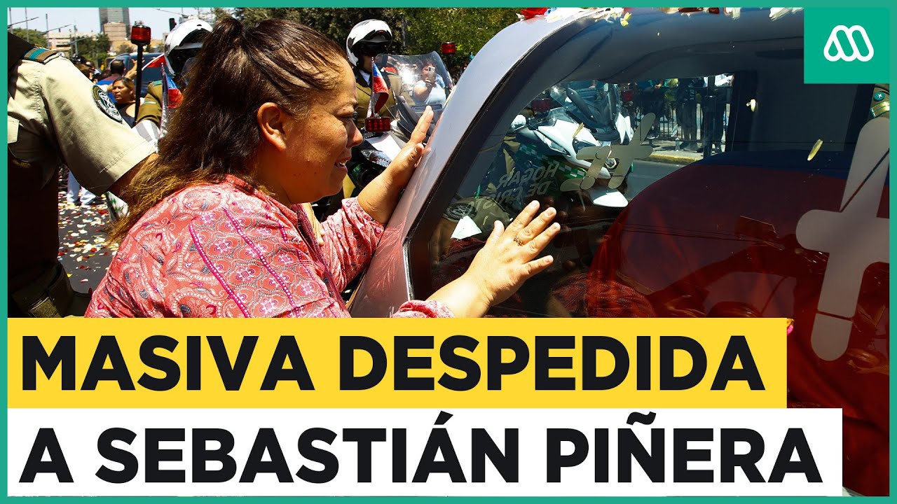 Masiva despedida a Sebastián Piñera: Ciudadanía le da el último adiós al expresidente