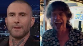 Adam Levine Reacts To Mick Jagger's 'Moves'