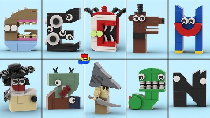 Lego Alphabet Lore Characters (by LEGOfolk)