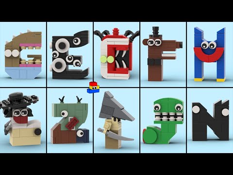 Lego Alphabet Lore Characters (by LEGOfolk)