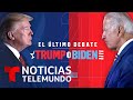 El último debate: Trump o Biden ( Programa completo) | Noticias Telemundo