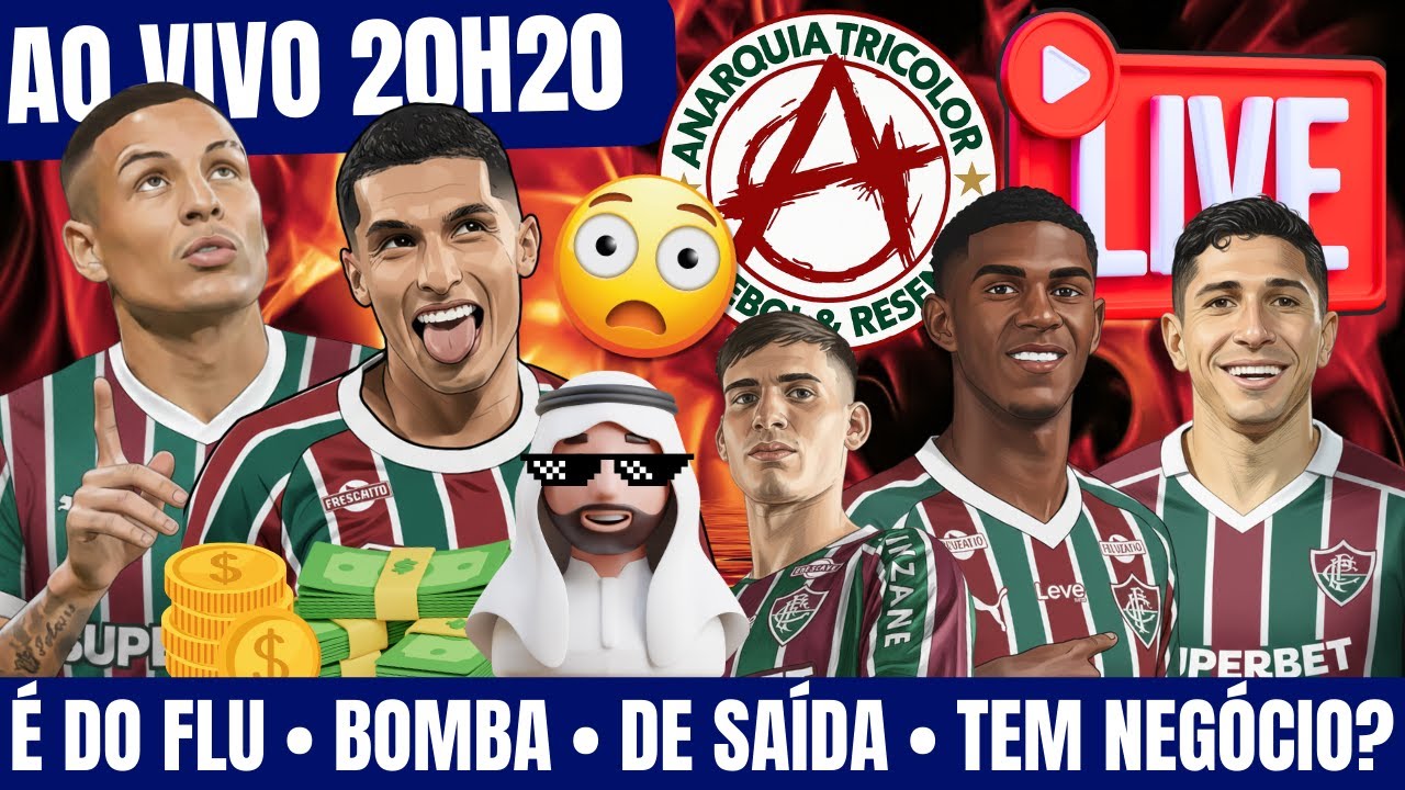 🔴 AO VIVO • ARANA É TRICOLOR • BOMBA: SERNA DE SAÍDA? • LAVEGA DE SAÍDA • FLU VAI TROCAR? • ALLAN?
