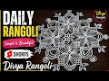 🌸Divya rangoli🌸 #rangoli #trending #video #viralvideo #viral #muggulu #divya 