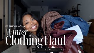 Winter Clothing Haul 2026 Fashion Nova Try - On Haul