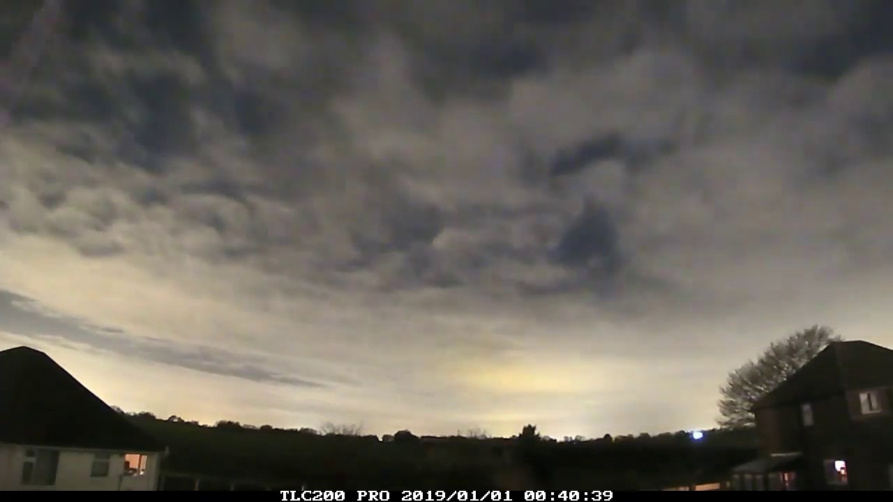 Goodbye 2018, welcome 2019 timelapse from Irlam
