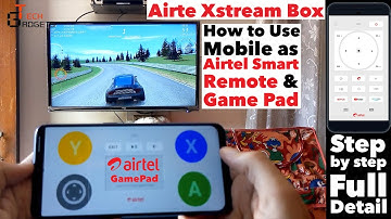 How to use mobile as Gaming Remote | Play Games in Airtel XStream Box | Mobile Airtel Smart Remote.