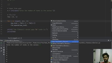 Scientific Python: 015: Fibonacci Series, and Swap and Unpack