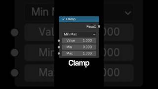 Clamp | Explaining Every Single Node in Blender #blender #b3d