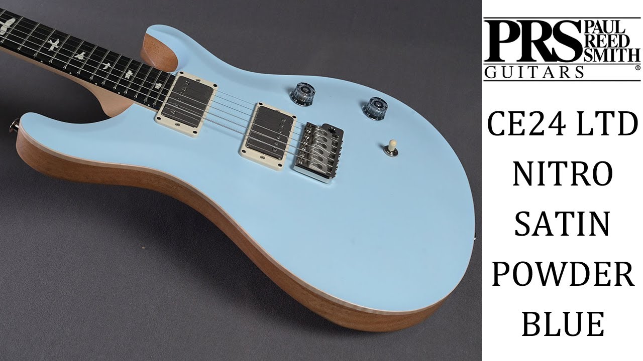 Paul Reed Smith CE24 LTD Nitro Satin Powder Blue | Guitar-Place