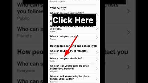 How to Hide Facebook Friends List (Easy) On Mobile Android or iPhone  (2021) #shorts