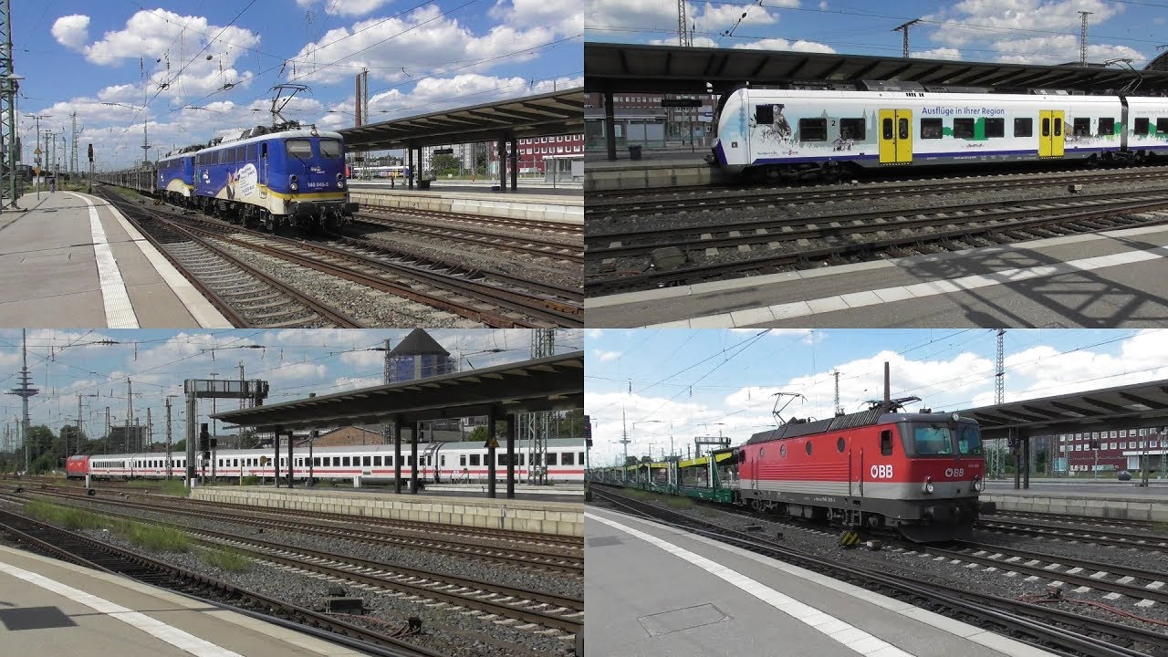 Bahnverkehr in Bremen Hbf mit Br 140&155, ÖBB 1016&1144, Intercity, Güterzügen, Regionalverkehr uvm.