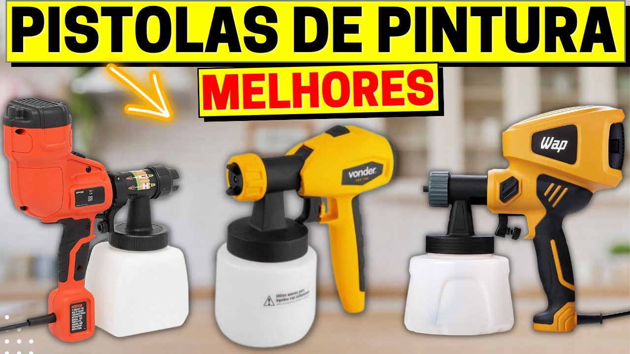 Qual a MELHOR PISTOLA DE PINTURA 2023? Avaliamos: Vonder, WAP, Black ...