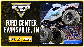 Monster Jam Evansville, IN (Full Event) | April 27, 2024 | Arena Series West