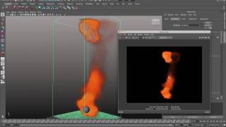 Maya 2011 3D Fluid Container for Explosions, Fire, Smoke Tutorial Part 2 of 2  by Stuart Christensen