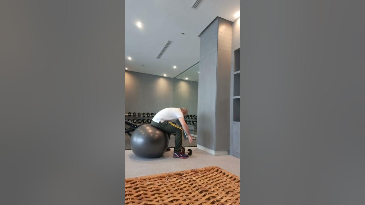 Swiss Ball Abs Exercises naseerfitness YouTube